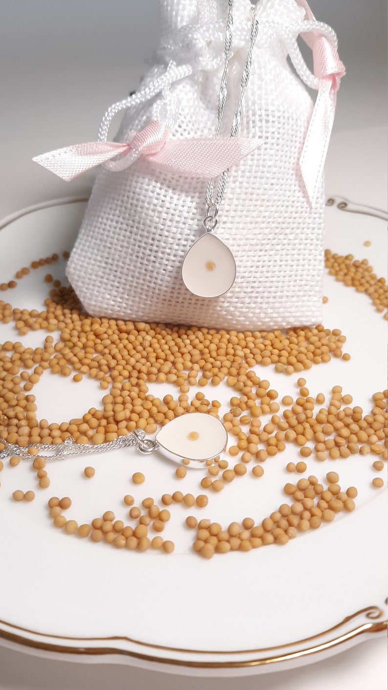 Faith Like a Mustard Seed Necklace Mustard Seed Mustard Seed Etsy