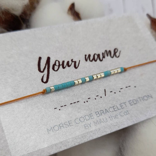 Wunschtext Morsecode Armband Wunschtext Selbstpflege Geschenk Prüfung Glücksbringer Wunsch Geschenk Motivation Abnehmen Geschenk für Geschäftsinhaber