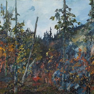 Forêt vierge - carte artistique - 5 x 7 pouces