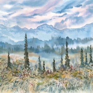 Mount Revelstoke National Park - art card