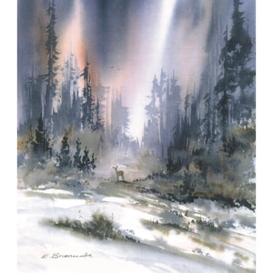 Ben mimetizzato - cartolina artistica - 5 x 7 pollici