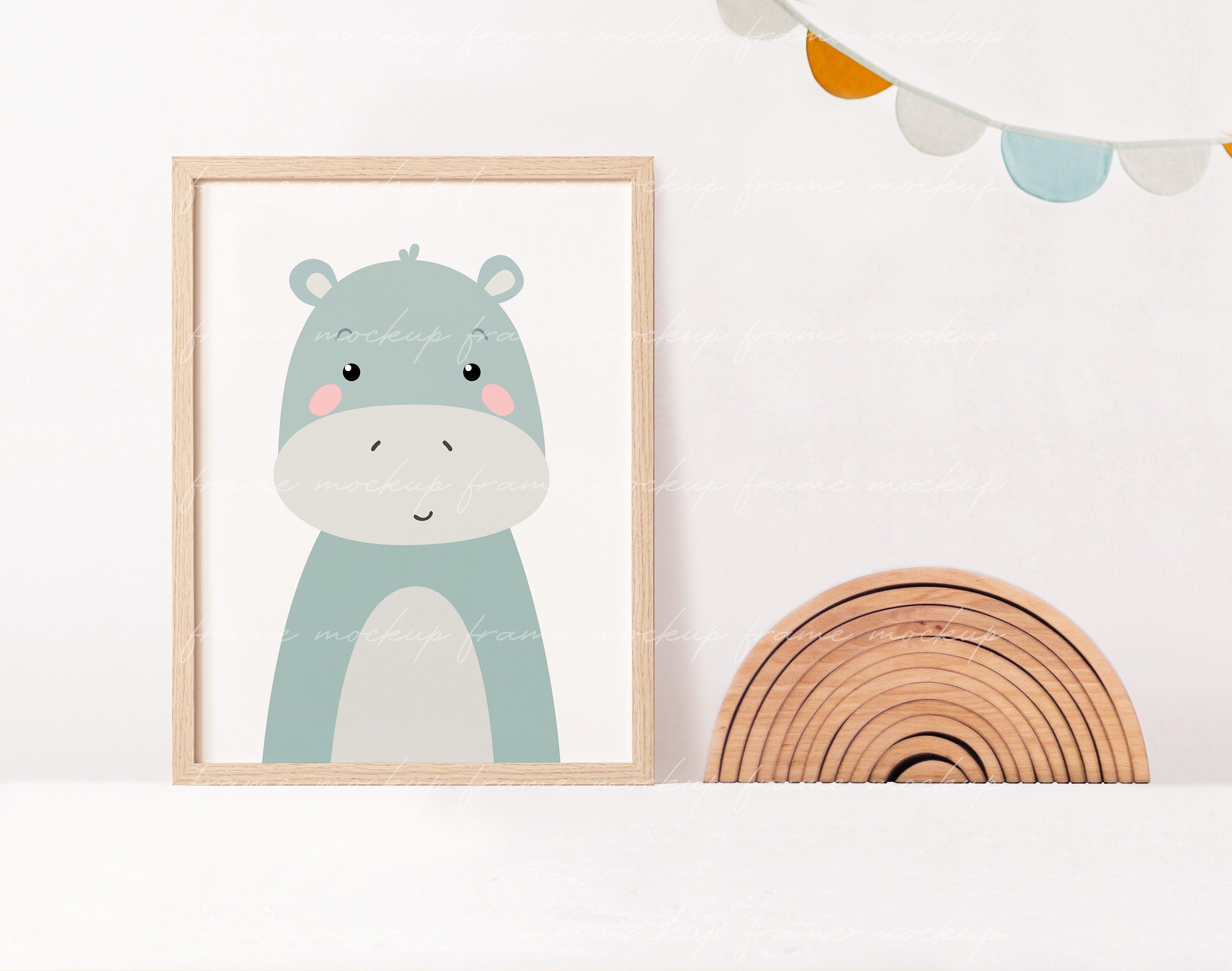 Nursery Mockup Frame Boho Kids Mockup Frame Bundle Modern Etsy Australia