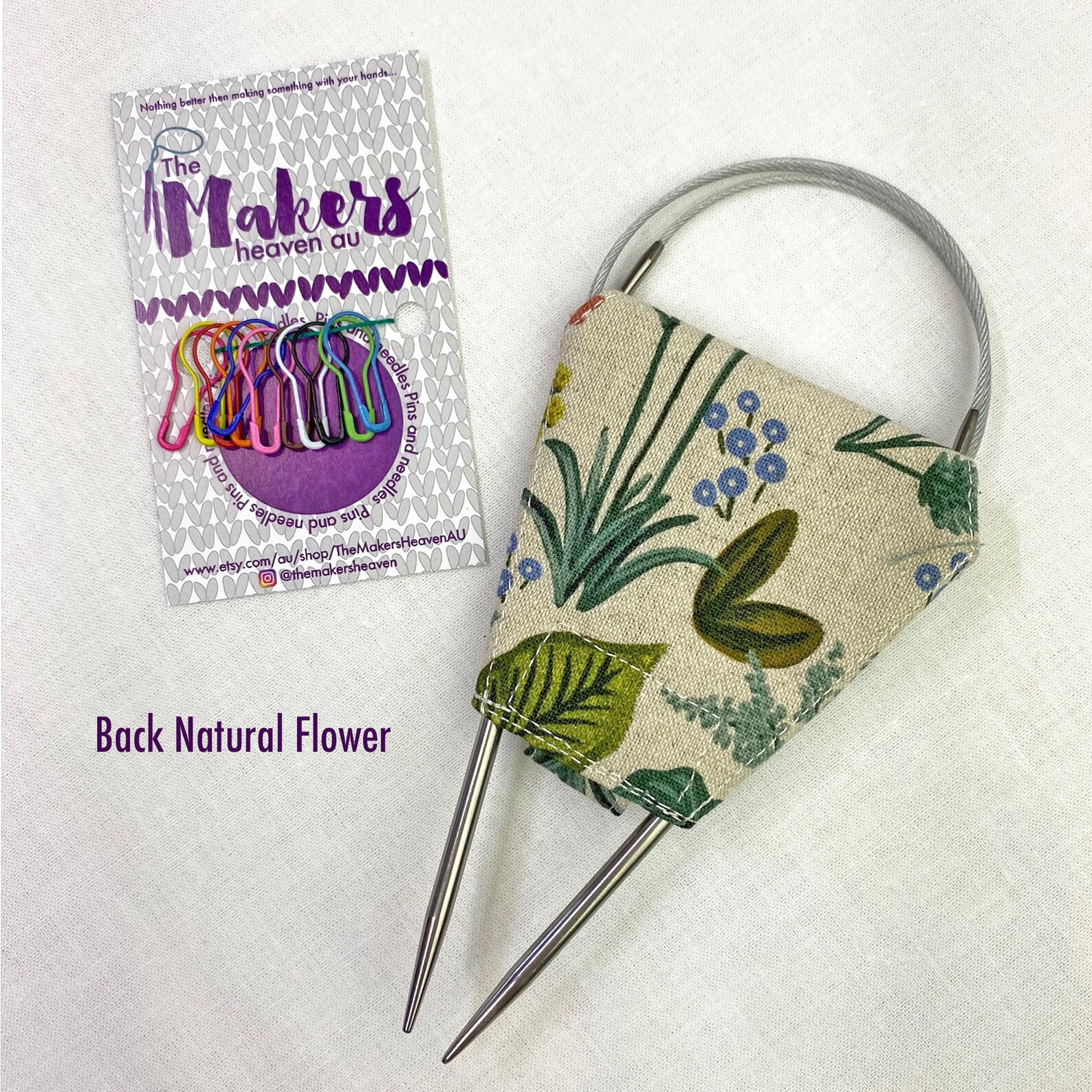 Circular needle pouch needle holder knitting knitting Etsy