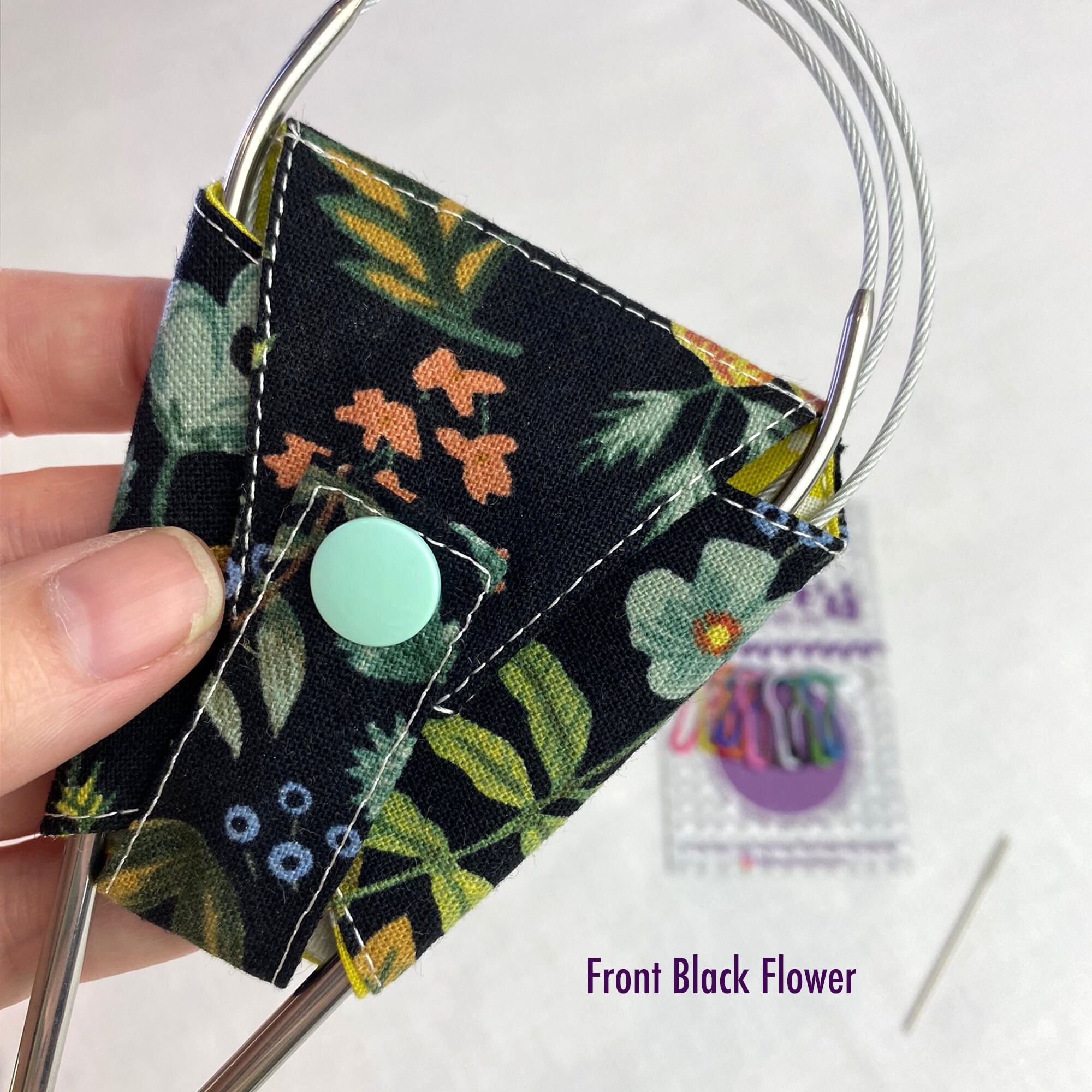 Circular needle pouch needle holder knitting knitting Etsy