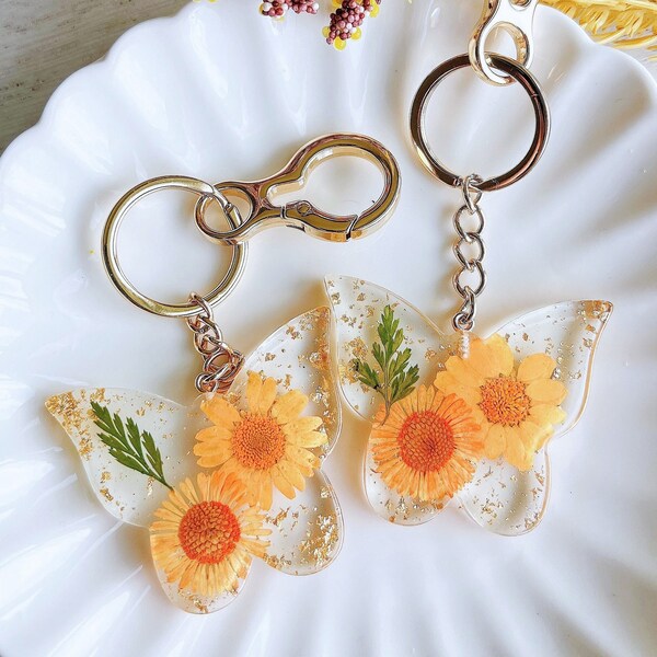 Butterfly Keychain Etsy