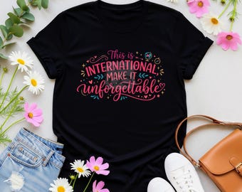 Maglietta Hooligan, Questa è la maglietta internazionale Make It Unforgettable, merchandising del tour k-pop, maglietta k-pop divertente, maglietta k-pop