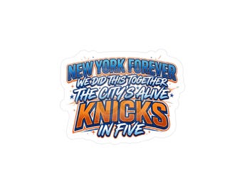 NY Knicks 5, Knicks in Five, adesivo NY Knicks, adesivo My Mayor Muslim My Bagels Jewish, decalcomania NY Knicks, adesivo Knicks, Knicks, Ny Knicks
