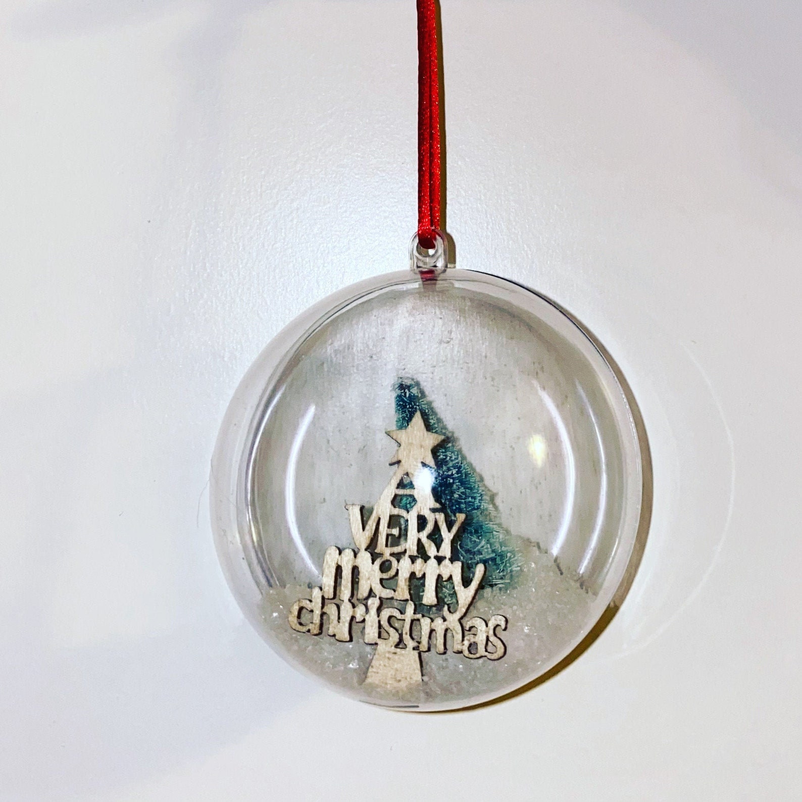 Christmas Fillable Baubles Etsy