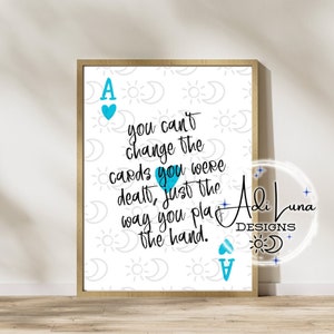 Teal Karte Wand Kunst / PDF / Digital Download
