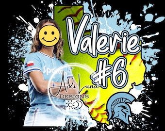 Custom Player PNG / Any Sport or Team / Digital Download