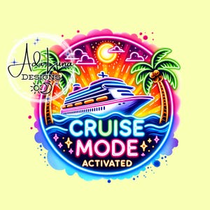 Cruise Mode Activated PNG / Instant Download