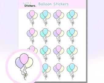 Balloon stickers