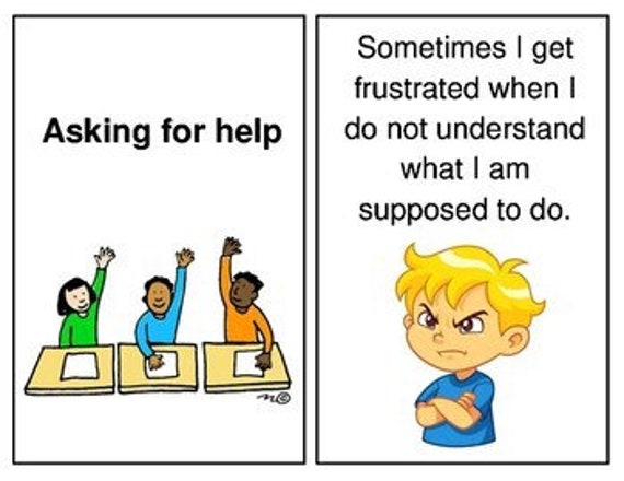Social Story: Asking for Help. Pdf Download Stories for - Etsy New Zealand