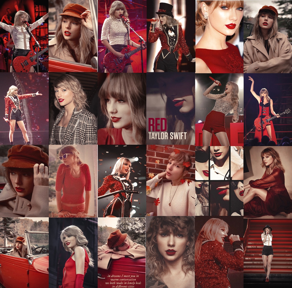 Taylor Swift Wall Collage Kit DIGITAL DOWNLOADS 50 Pc Etsy
