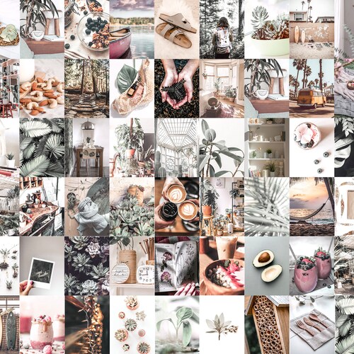 Granola Aesthetic Wall Collage Kit digital Downloads 54 Etsy