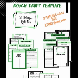 Writing a Book? Use this Novel Writing Template specifically designed to help you plan and write your First Draft