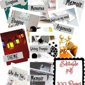 Schreibe ein Buch über dich mit unserem Memoir Brainstorming Workbook - Es geht nur um dich und deine Erinnerungen und Ideen
