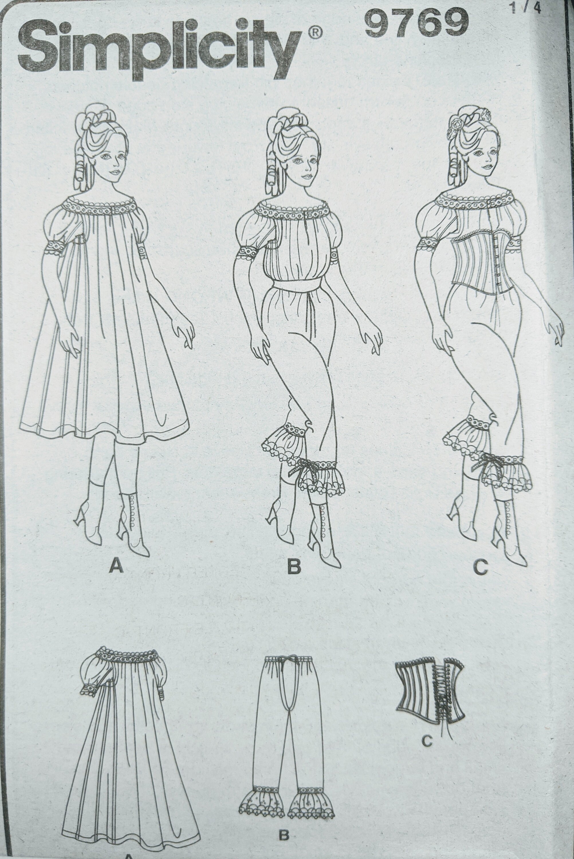 Pattern 9769 Simplicity Pattern 9769 Historic Mid 1800scivil War Era - Etsy
