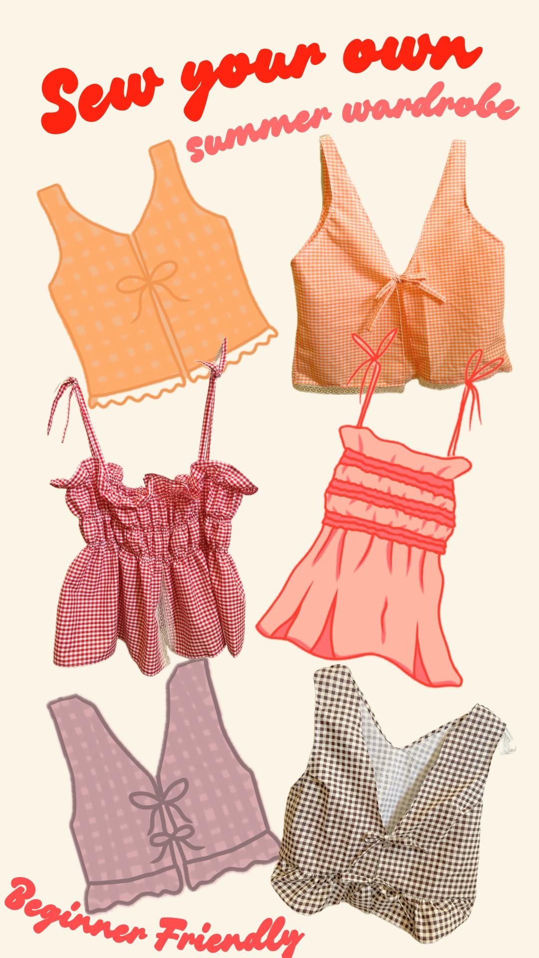 How to Draft and Sew Your Own Summer Wardrobe, Top Edition - Etsy