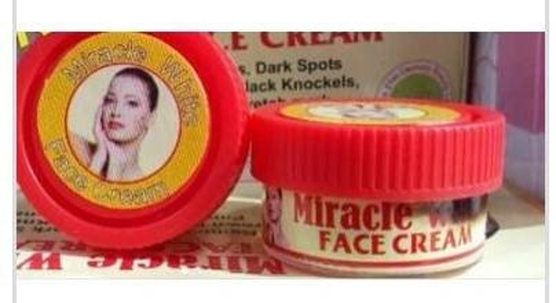 Miracle white whitening face cream is a whitening anti pimple Etsy