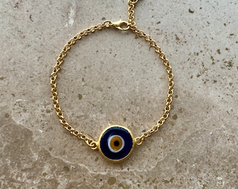 Evil eye charm bracelet