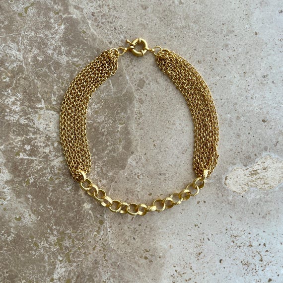 Chunky mixed link chain necklace