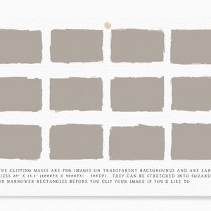 K&ouml;nnte beinhalten: Neun rechteckige, hellbraune Clipping-Masken auf wei&szlig;em Hintergrund. Die Masken sind PNG-Bilder auf transparentem Hintergrund und haben eine gro&szlig;e Gr&ouml;&szlig;e von 20" x 13.3" (6000px x 4000px) - 300dpi. Sie k&ouml;nnen in Quadrate oder schmalere Rechtecke gedehnt werden, bevor Sie Ihr Bild ausschneiden, wenn Sie m&ouml;chten.