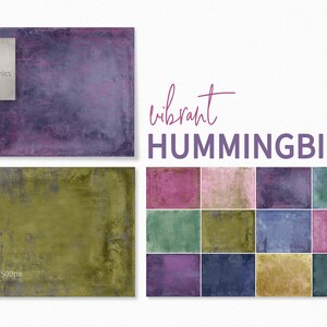 May include: A set of 12 digital watercolour backgrounds in vibrant shades of purple, pink, green, and blue. The backgrounds are perfect for creating digital art, scrapbooking, or adding a touch of colour to your designs. The backgrounds are 6000 x 4500 pixels and 300ppi.