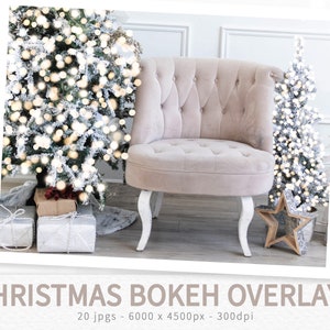Overlays kerstverlichting - lichtslingers - lichtslingers - lichtslingers baldakijn - kerstverlichting - gloeiende bokehlichten
