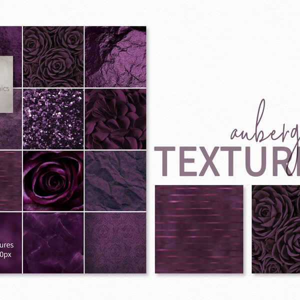 Textures aubergine - Fond aubergine - Textures violet foncé - Aubergine sublimation - Texture aubergine - Fond violet - Papier prune