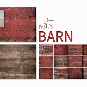 Rustikale Scheune - Verwitterte rote Holzhintergründe - Distressed Peeling-Farbtexturen - Vintage Bauernhaus-Holzmaserung - gealterte rustikale Oberflächen