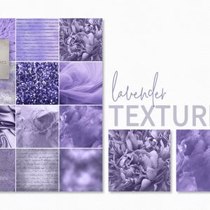 Texturas de Lavanda - Papéis Digitais de Lavanda - Sublimação de Lavanda - Fundos de Lavanda - Lantejoulas de Lavanda - Penas de Lavanda