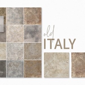 Italia antigua - Texturas Terra D'Orcia - Superficies ornamentales rústicas - Aspecto de pátina vintage - Estilo italiano desgastado - Tonos terrosos envejecidos