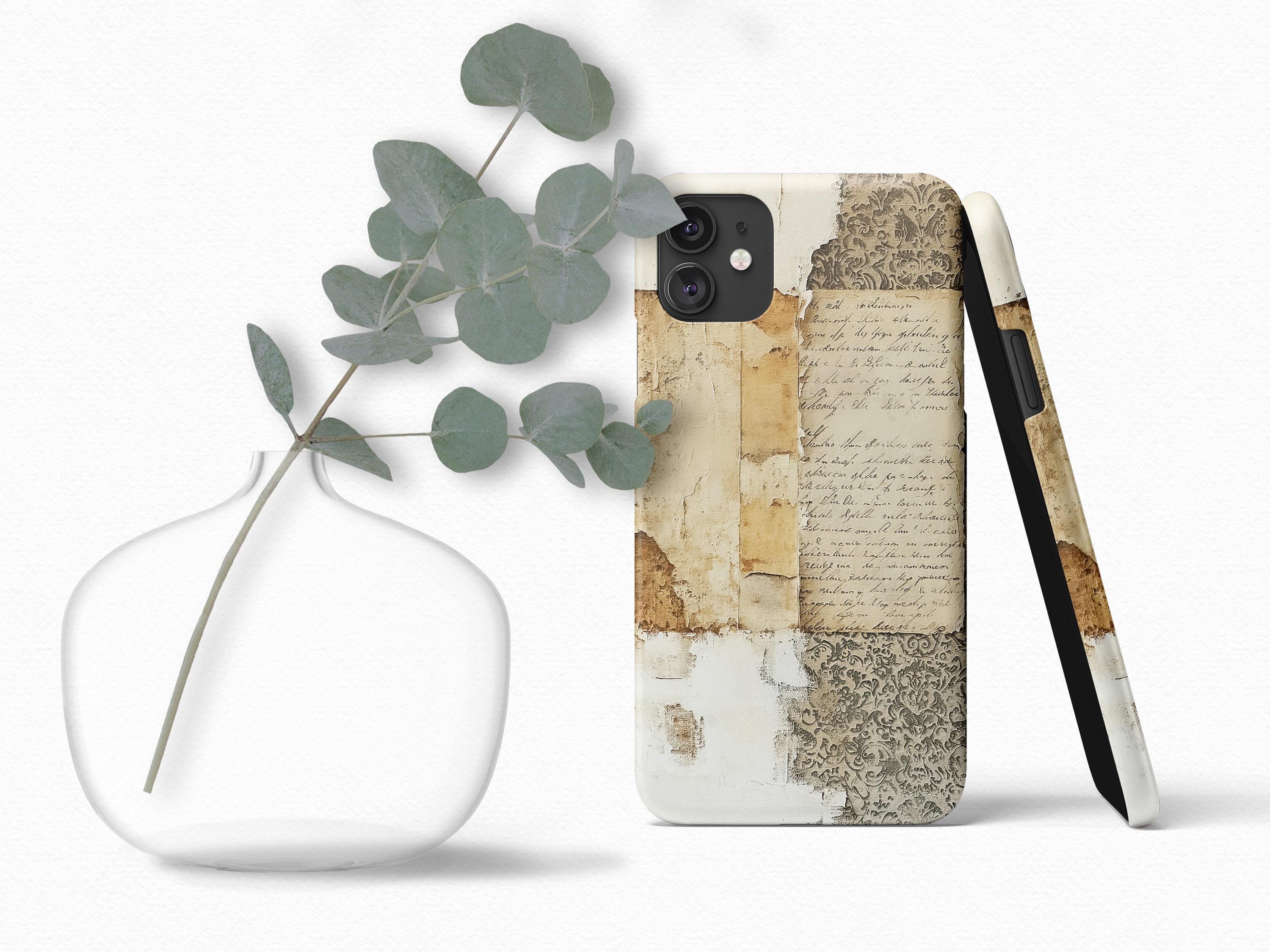 Venicitan Script Umber Venetian Scripts - Aged Paper Collage - Vintage Writing Textures ...