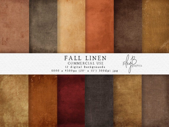 Fall Linen Textures Fine Art Textures Fall Tone Overlays | Etsy