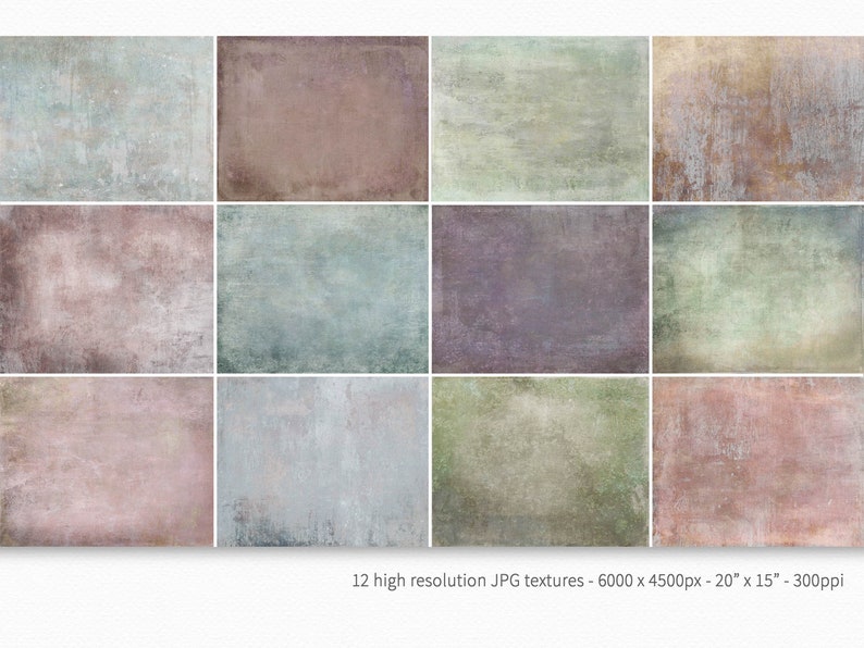 Dusty Rainbow Textures Rainbow Color Textures Mixed Color - Etsy