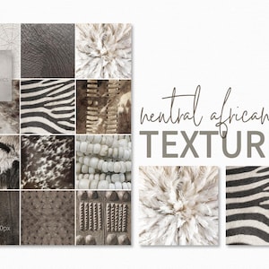 Texture africane neutre – Motivi di superficie tribali – Dettagli in pelle animale – Perline monocromatiche – Pelle Nguni – Toni della terra africana