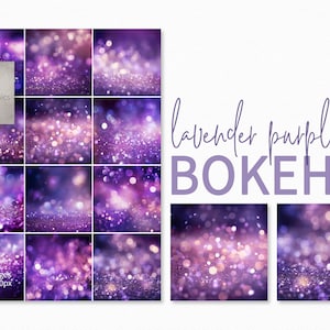 Fundos de Bokeh Roxo Lavanda - JPGs de Bokeh Roxo - Cenários de Bokeh Roxo - Texturas de Luz Desfocada - Bokeh de Luz Roxo - Bokeh Brilhante