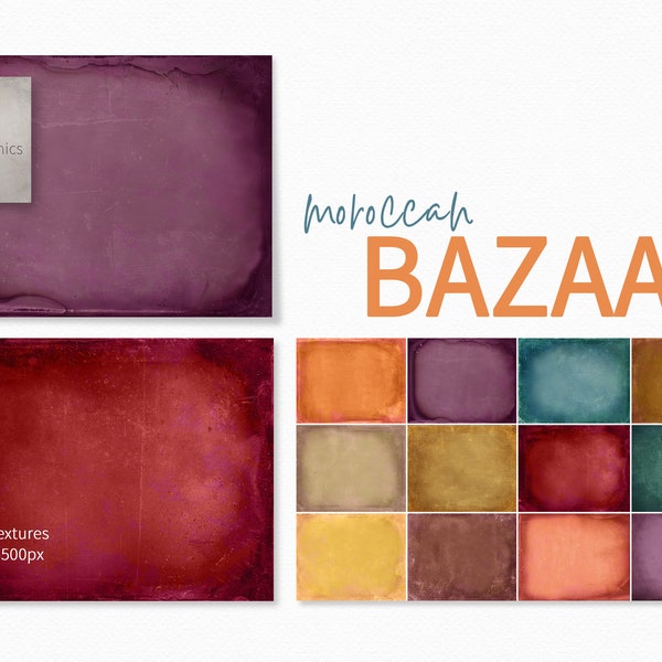 Moroccan Bazaar Textures - Morocco Color Palette  - Marrakesh Backgrounds - Fine Art Textures - Photo Backdrops - Photo Background