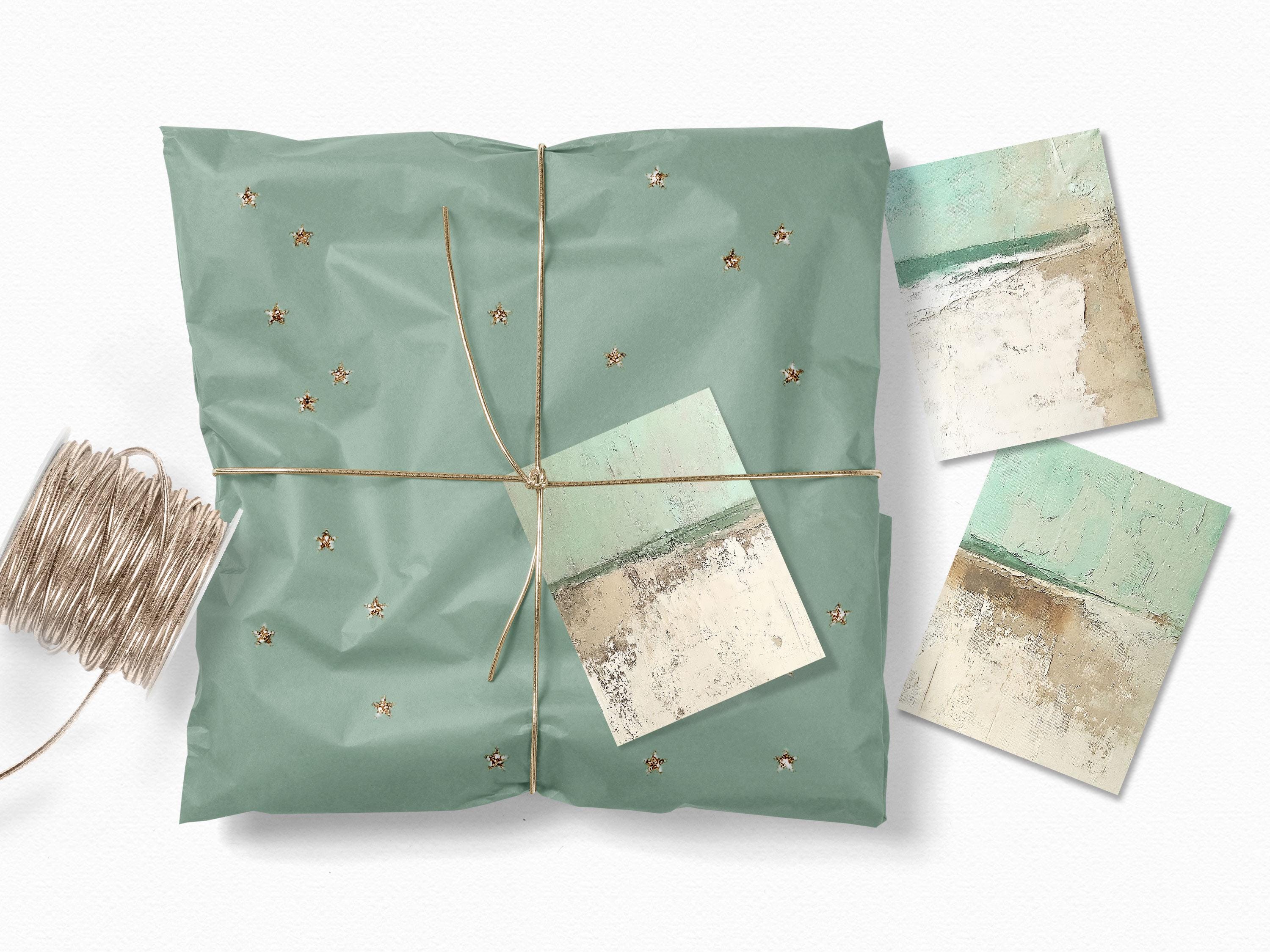 Coastal Mint - Textured Abstract Art - Minimalist Seascape - Modern ...