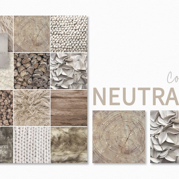 Cozy Neutral Textures - Neutral Textures - Cozy Digital Images - Cozy Textures - Cozy Backgrounds - Fur Backgrounds - Wood Texture Paper