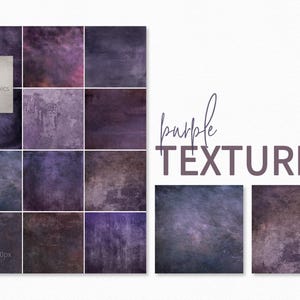 Lila Texturen - Lila beunruhigte digitale Bilder - Lila Grunges - Lila strukturierte Hintergründe - Pflaumenfarbene Grunge Papiere