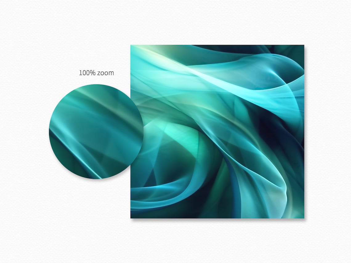 Translucent Teals – Flowing Aqua Abstracts – Fluid Teal Turquoise ...
