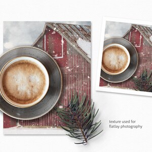 Red Winter Barns Watercolors – Snowy Farmhouse Art Prints – Rustic Barn ...