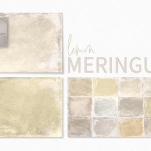 Lemon Meringue - Soft Grunge Textures - Warm Yellow And Cream - Faded Pastel Backgrounds - Distressed Neutral Aesthetic