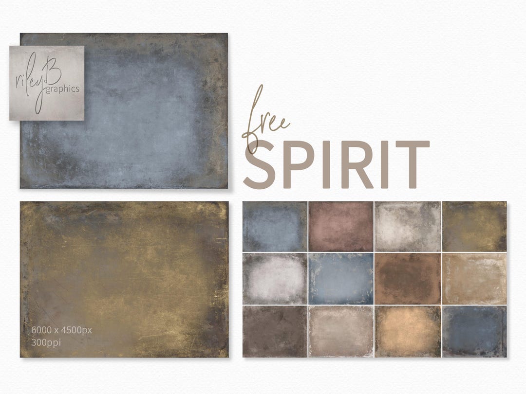 Rustic Filter Overlay Free Spirit – Warm Rustic Texture Overlays – Weathered Neutrals and ...