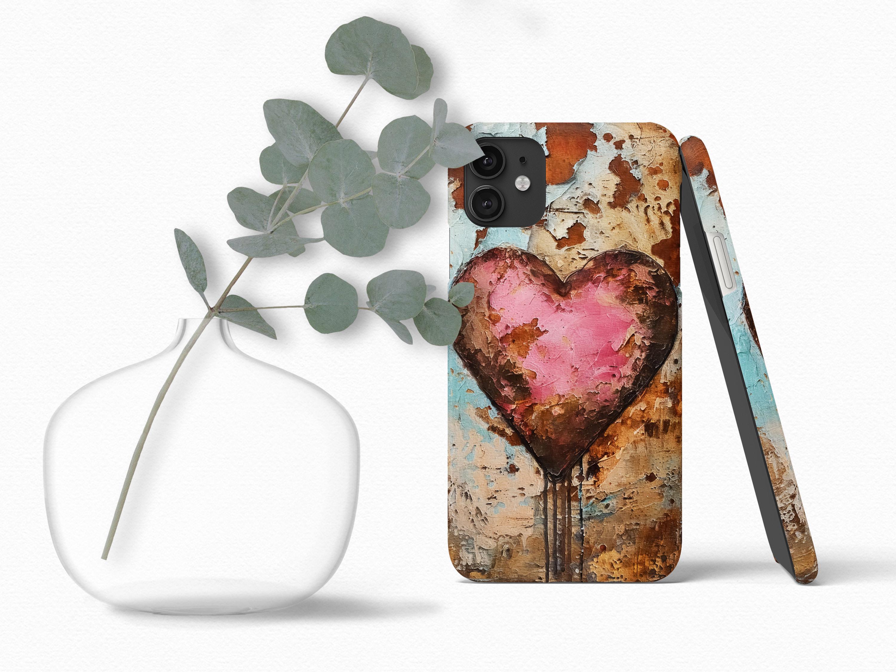 Rust Haert Rusty Painted Hearts 1 – Industrial Heart Wall Art – Distressed Texture ...