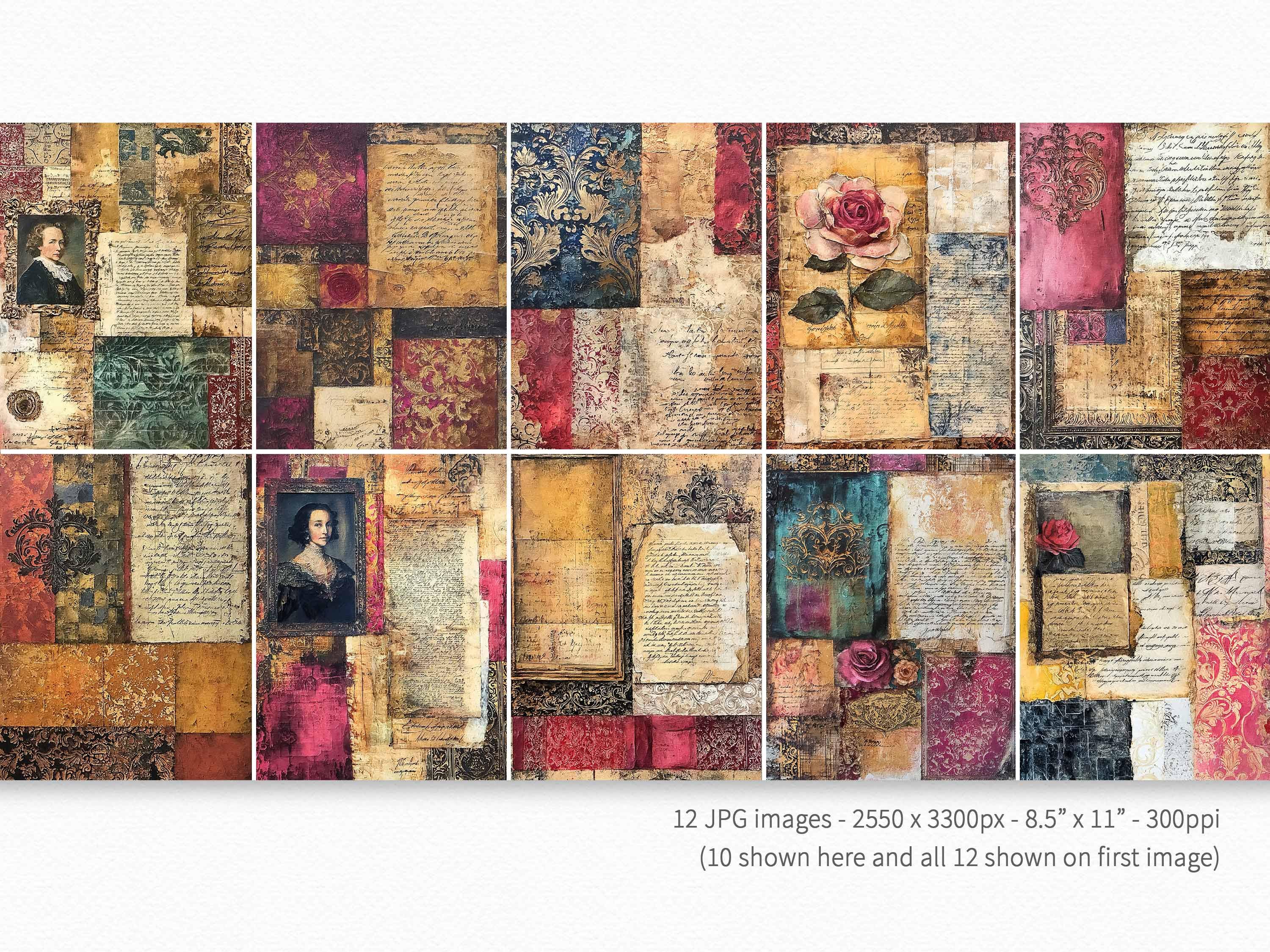Vivid Renaissance – Vintage Renaissance Collage Art – Antique ...