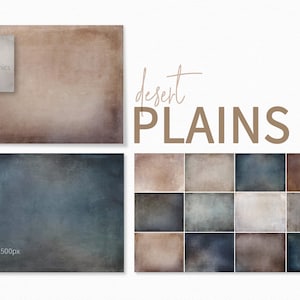 Wüstenebenen - Verwitterte Texturen - Erdtöne - Gedämpfte Grunge-Hintergründe - Rustikaler minimalistischer Stil - Verblasste neutrale Kulissen