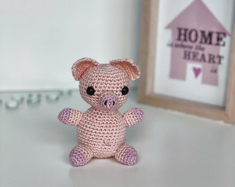 Mini Ms. Piggy / Amigurumi pig / Crochet Pattern / Amigurumi Schwein-Schweinchen / Crochet pattern / PDF Download (english & german)